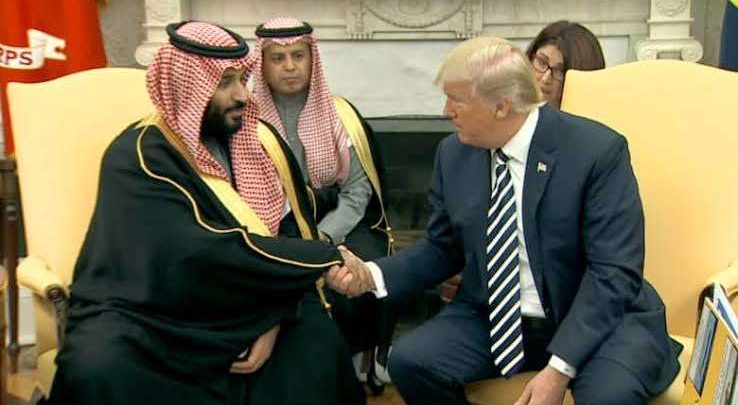 ولي العهد السعودي يبحث مع ترامب تطورات الأوضاع في المنطقة