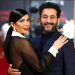 أحمد حلمي يمازح منى زكي بعد ندوتها في مهرجان الجونة السينمائي
