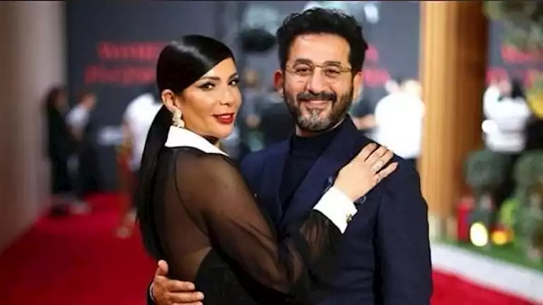 أحمد حلمي يمازح منى زكي بعد ندوتها في مهرجان الجونة السينمائي