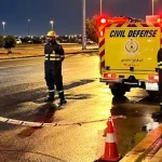 الدفاع المدني السعودي يطلق إنذارات تحذيرية في الرياض والخرج بسبب خطر محتمل
