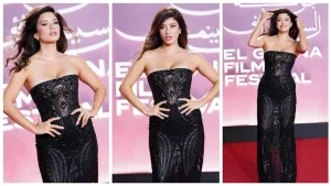 سينتيا خليفة تتألق في خامس أيام مهرجان الجونة السينمائي 2024