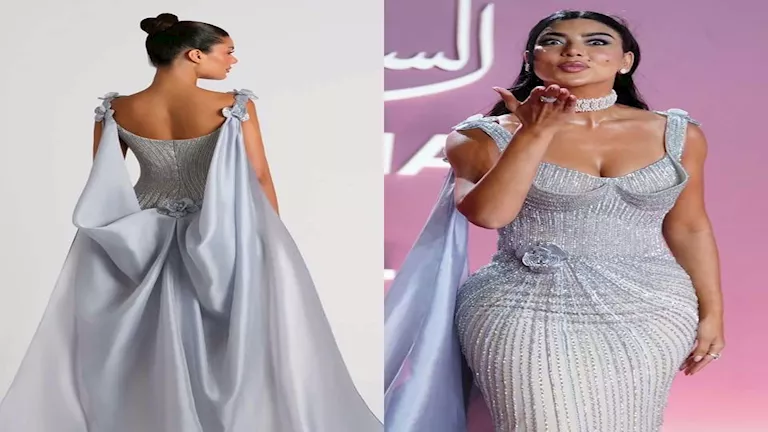 كارولين عزمي تخطف الأنظار بفستان جريء في خامس أيام مهرجان الجونة السينمائي