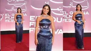 هاجر السراج تتألق في فعاليات اليوم السادس من مهرجان الجونة السينمائي بالصور