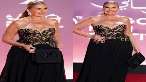يسرا تتألق بفستان جريء من إيلي صعب بقيمة 192 ألف جنيه