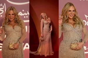 إطلالة شيرين رضا تثير جدلاً في افتتاح مهرجان الجونة السينمائي مع صور حصرية