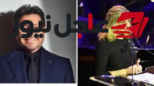 الأوبرا تكرم هاني شاكر بنحت تمثال وزوجته تبكي في ظهورها الأول بعد غيابه مع الدعاء بأن يفتكره الجمهور
