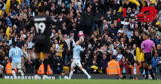 مانشستر سيتي يحقق فوزًا مثيرًا 3-2 على إيبسويتش تاون ويواصل سجل الانتصارات الكامل