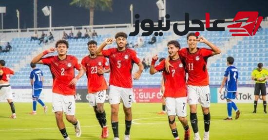 منتخب مصر للناشئين يتأهل لنصف نهائي كأس الخليج بعد الفوز على اليمن 5-1